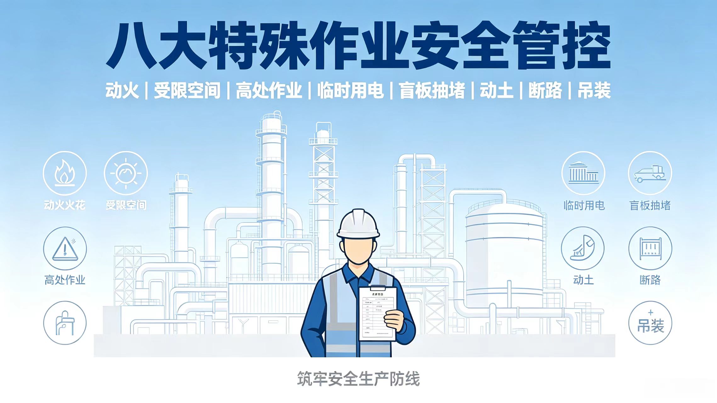 筑牢安全底线！全面读懂八大特殊作业安全管理要点！